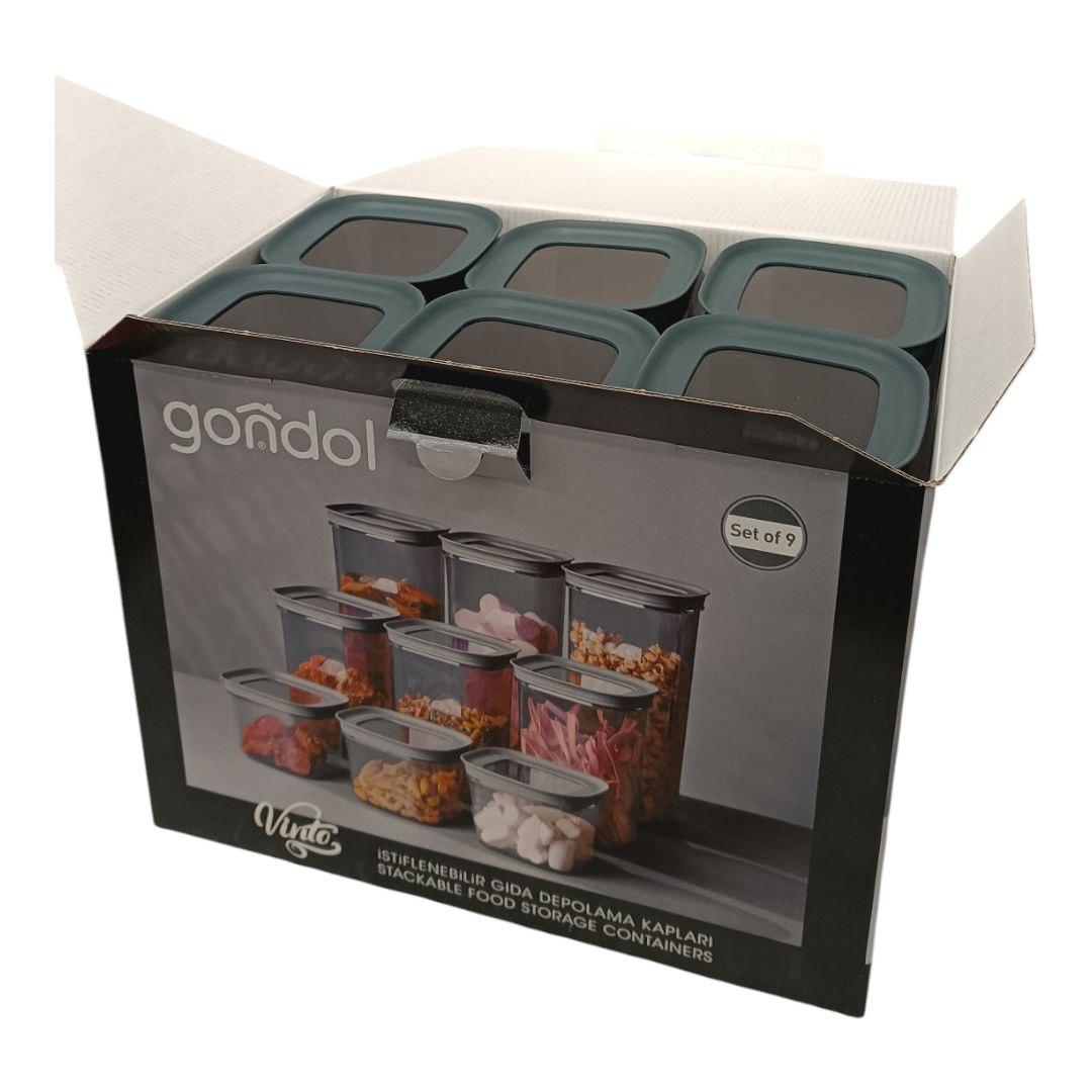 Caserole vacuum Nordica Gondol set 9 buc