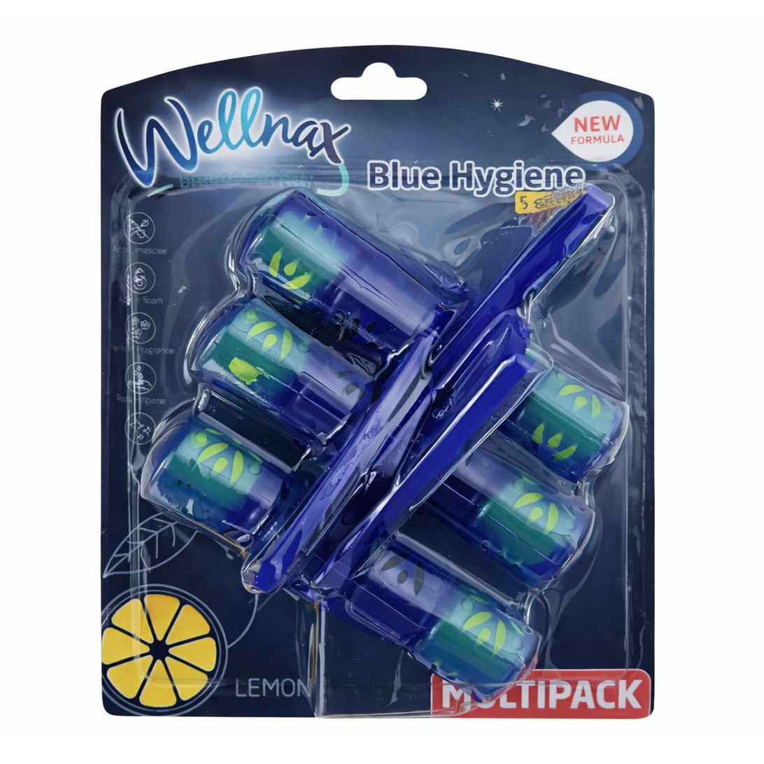 Sapun pentru vasul de toaleta Blue Water 3buc (Lemon) 3x50g  Wellnax