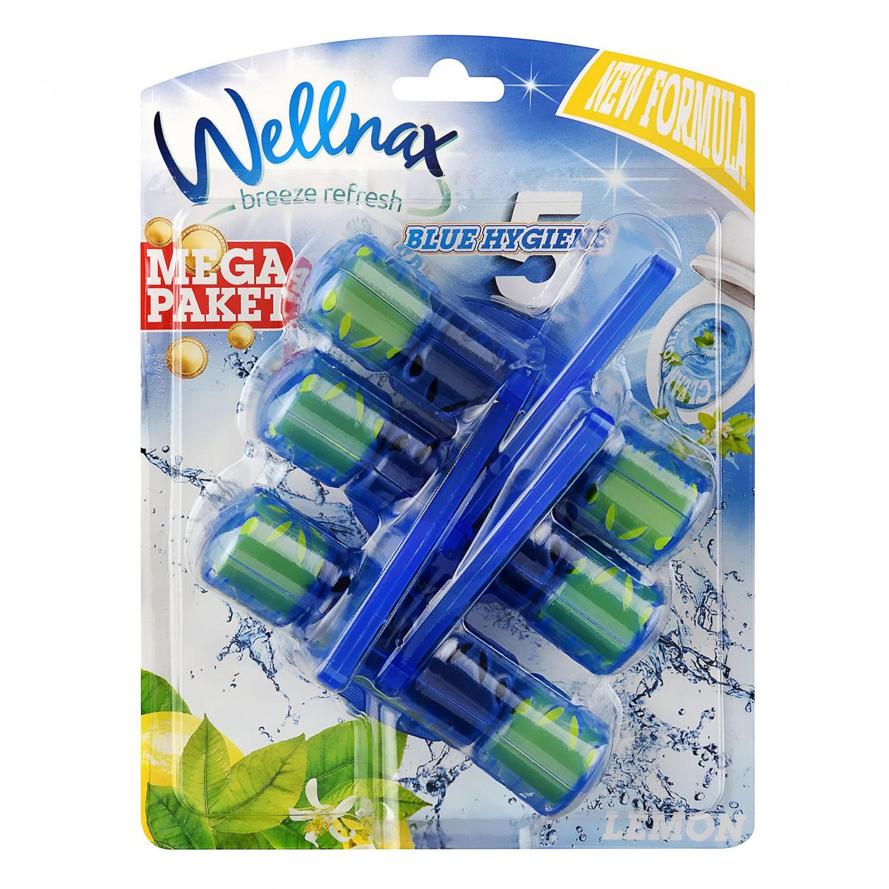 Sapun pentru vasul de toaleta Blue Water 3buc (Lemon) 3x50g  Wellnax