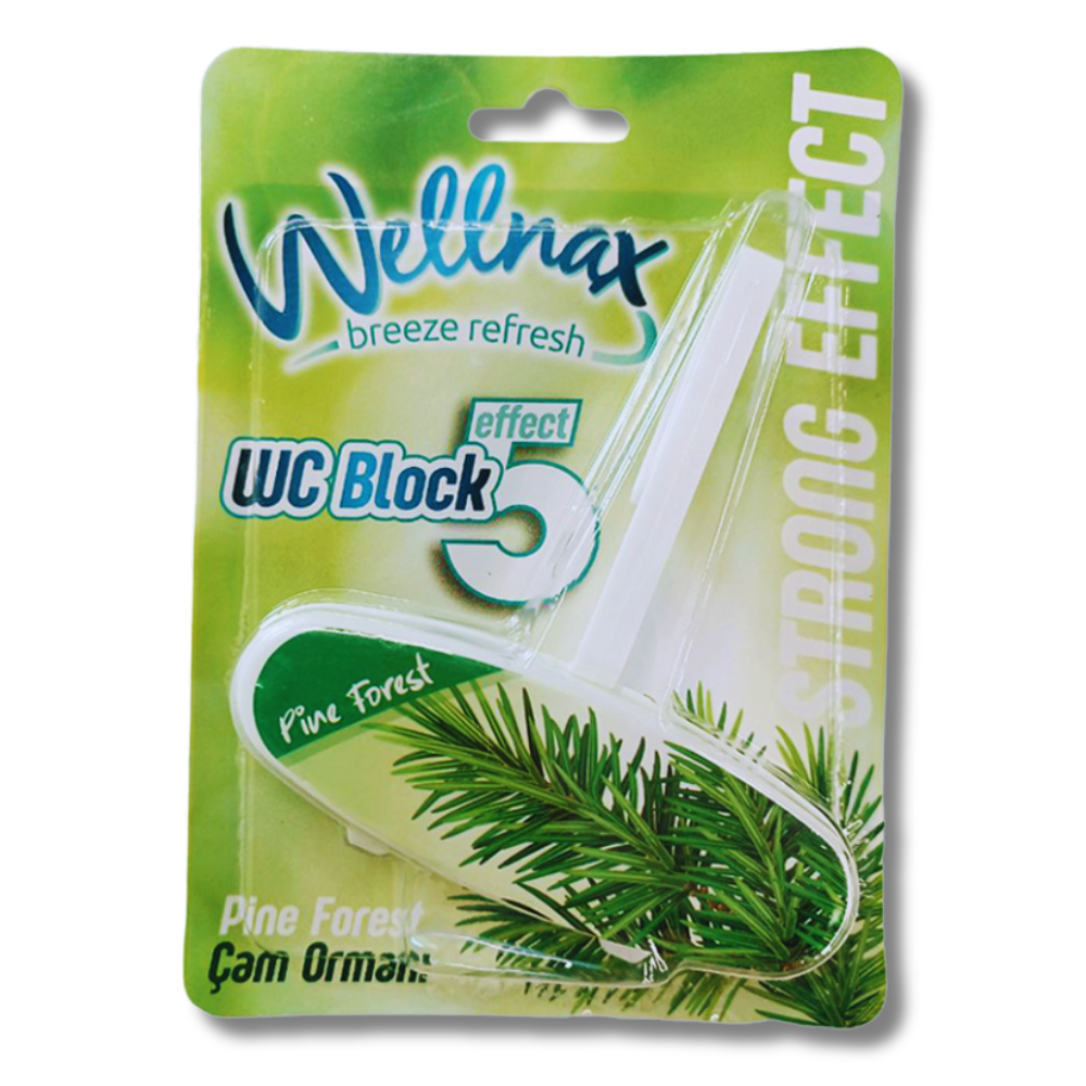 Sapun pentru vasul de toaleta  Wellnax Pine 5 Effect  50gr