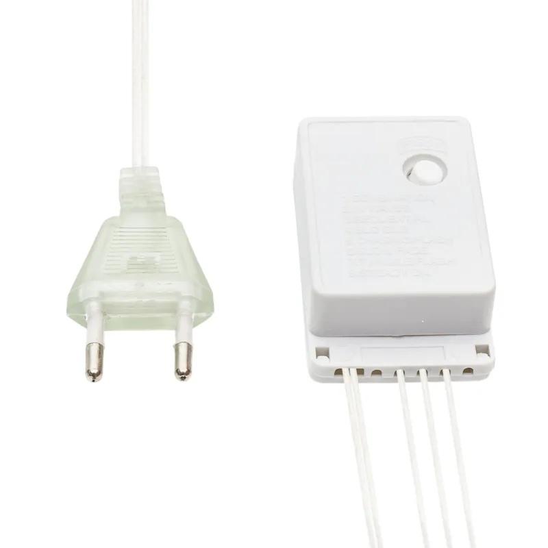 Ghirlanda, 10m, PVC, 100 becuri led, lumina multicolor