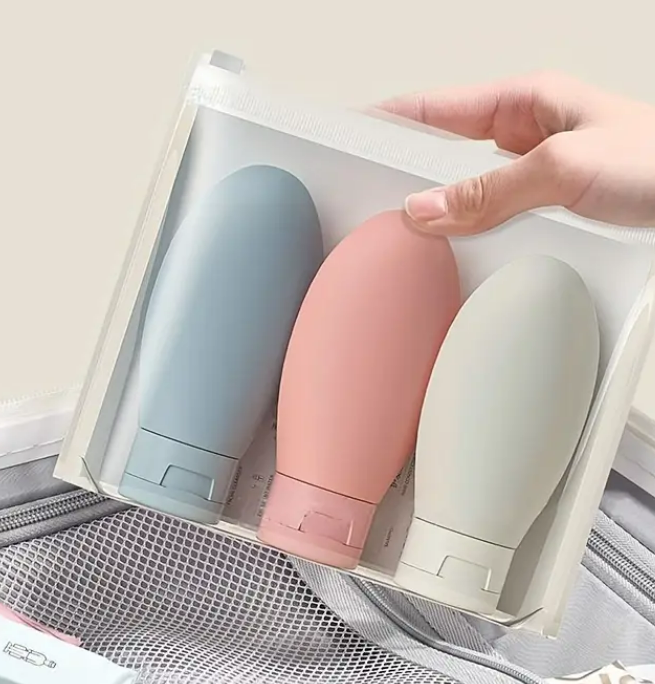 Set recipiente pentru calatorii 3 buc