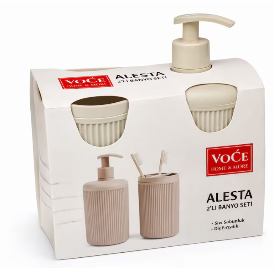 Set de organizatoare pentru baie Voce, ALESTA, 2 buс