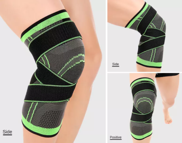 Genunchiera elastica cu bretele Ready Set Go 1buc