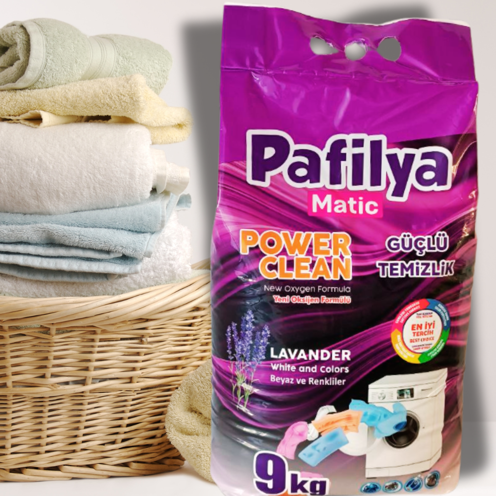 Detergent pudra  PAFILYA Lavander 9kg / Universal