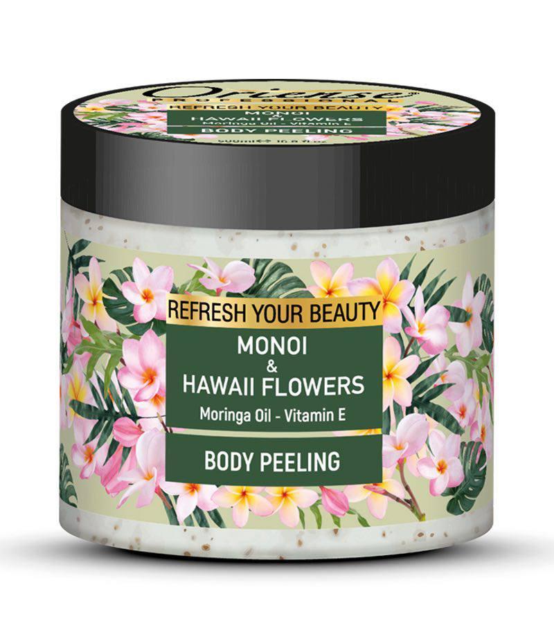 Scrub pentru corp Monoi & Hawaii Flowers ORIENSE 500ml