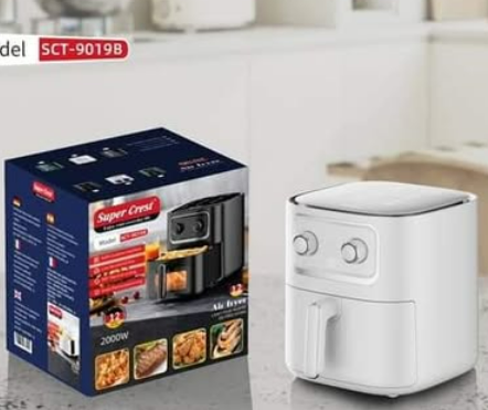 Aerofriteuza Super Crest, SCT-9019A 2000W, neagra, 12 L