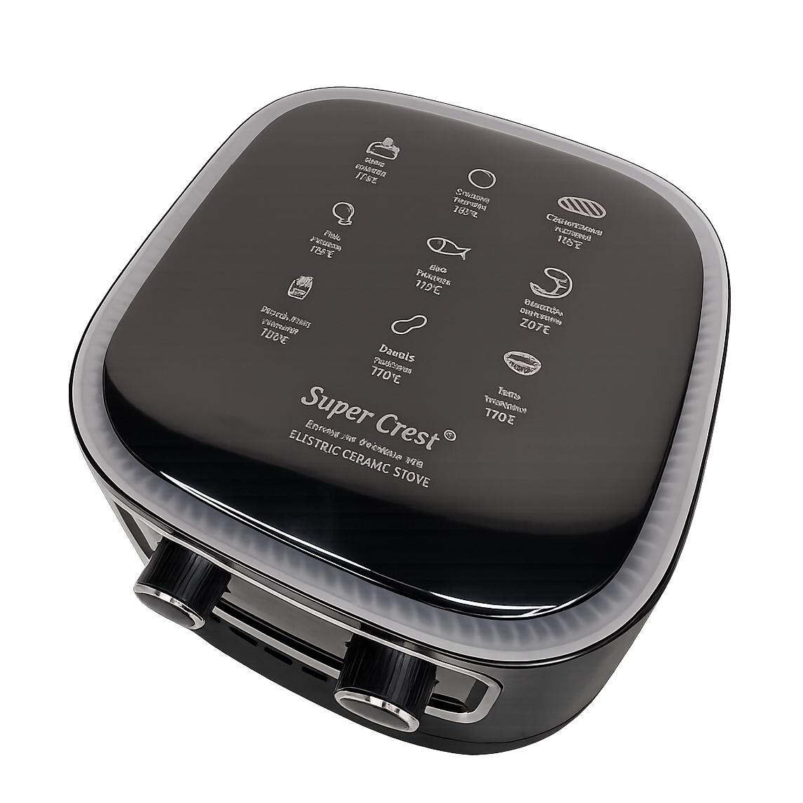 Aerofriteuza Super Crest, SCT-9019A 2000W, neagra, 12 L