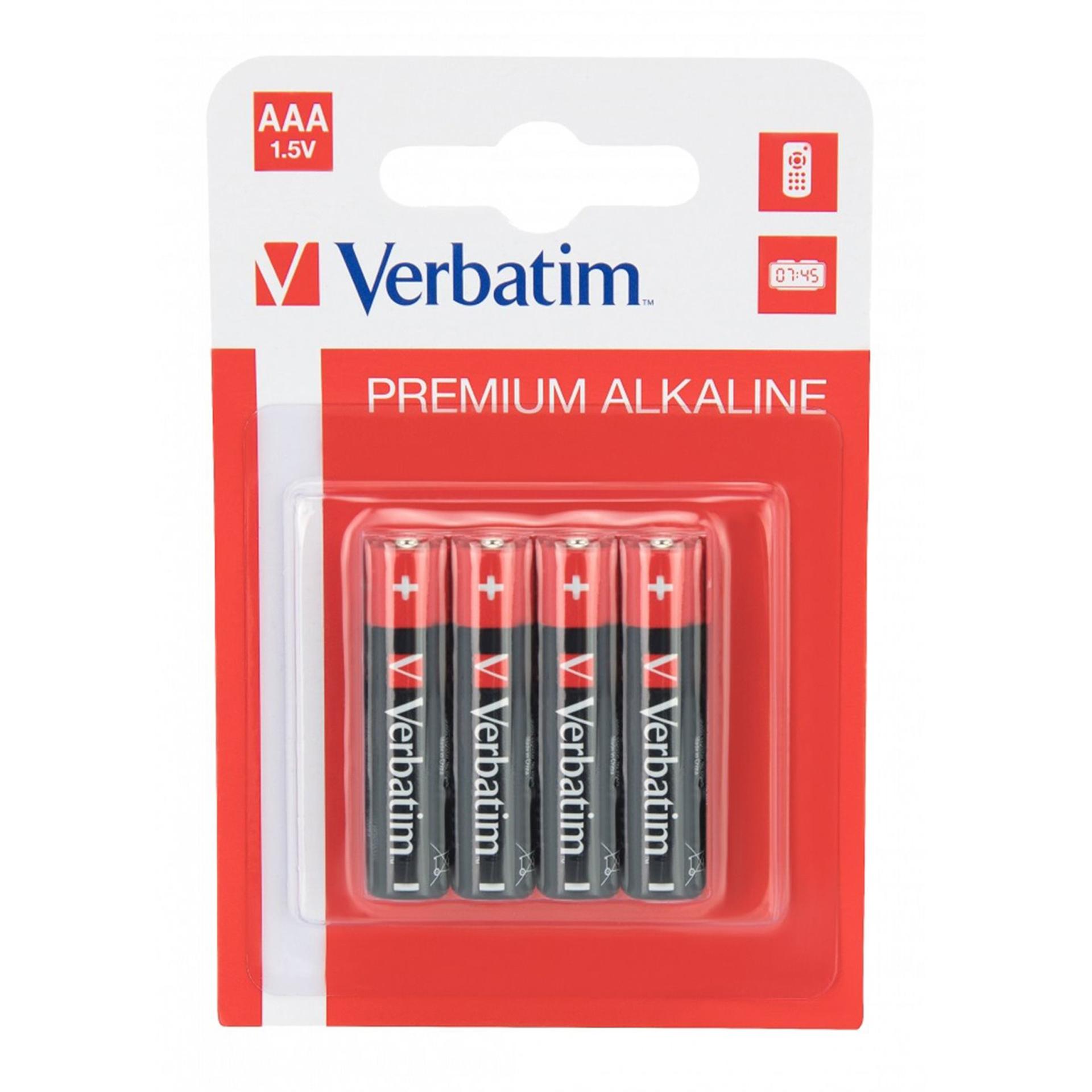 Baterii Alkaline Verbatim A AA 1.5V (4 buc)