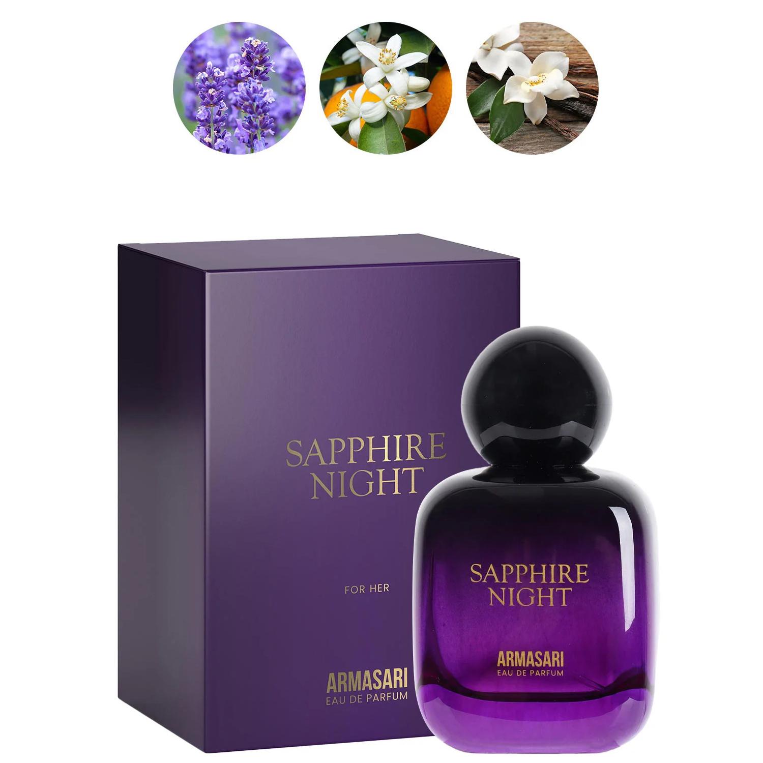 Apa de parfum Armasari, Sapphire Night, 100 ml