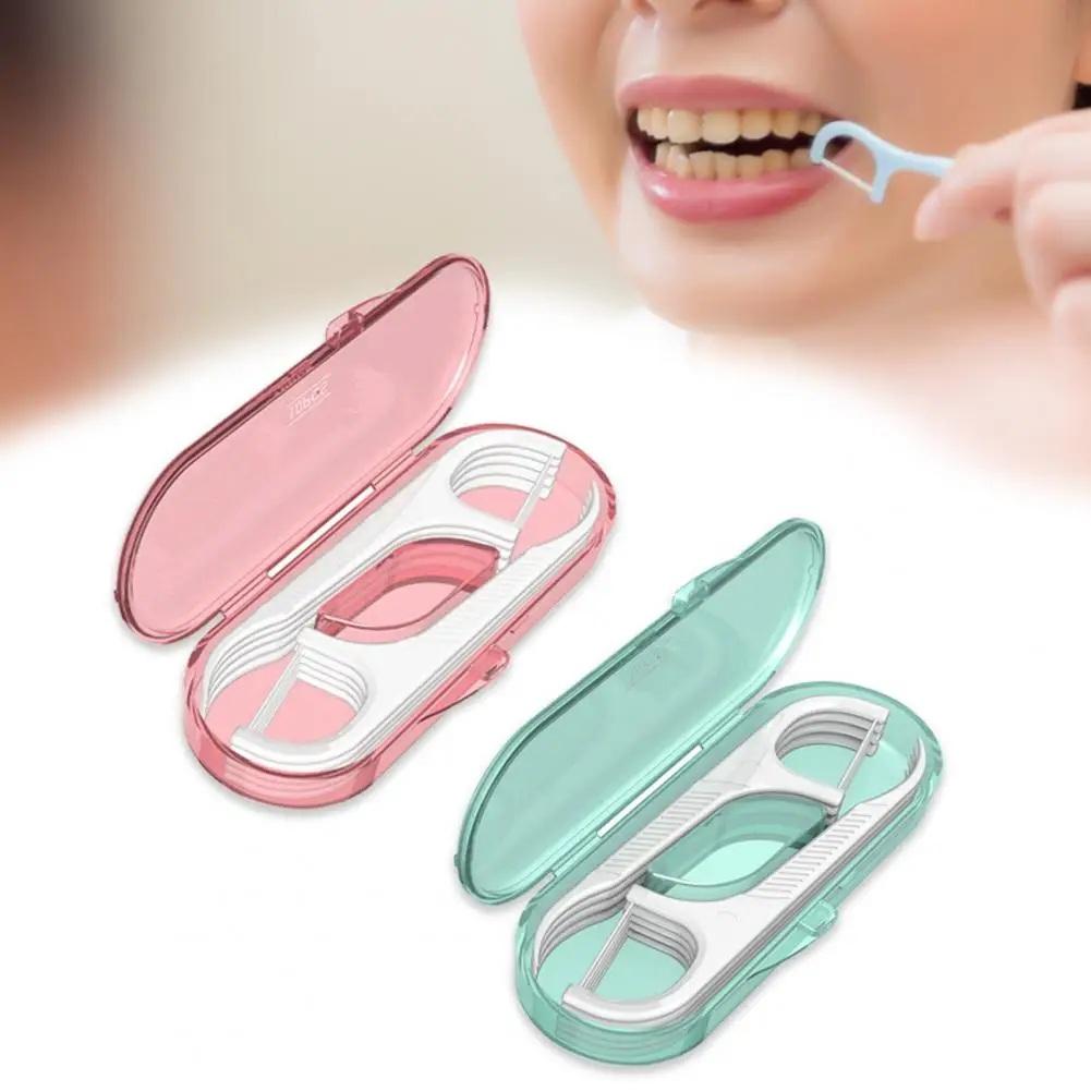 Ata dentara cu scobitoare, 10 buc/mini cuite