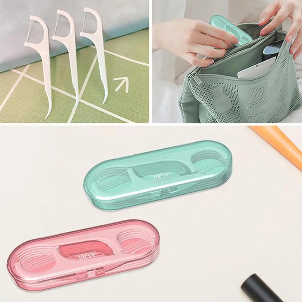 Ata dentara cu scobitoare, 10 buc/mini cuite