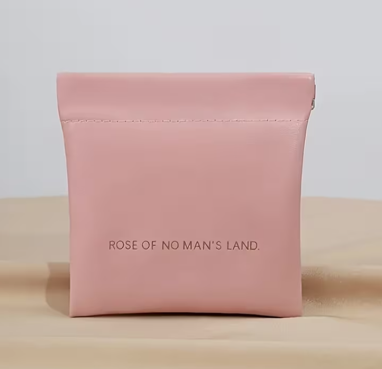 Geanta cosmetica cu magnet, roz, 12x12 cm