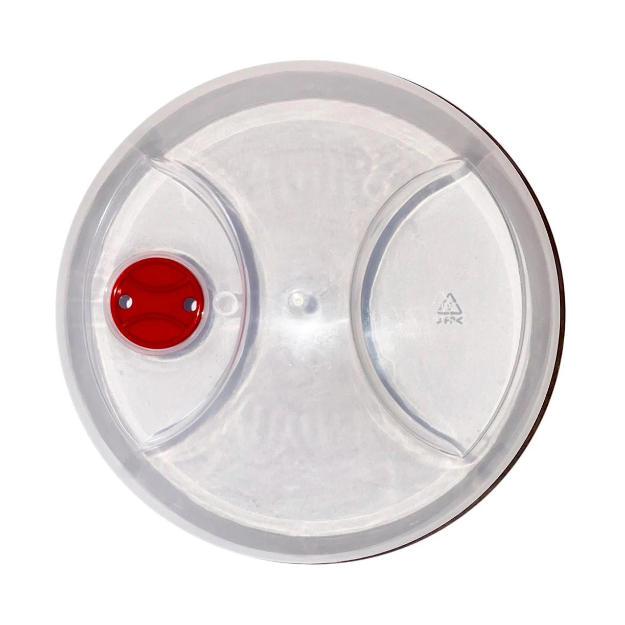Capac pentru microunda, cu supapa, 25 cm