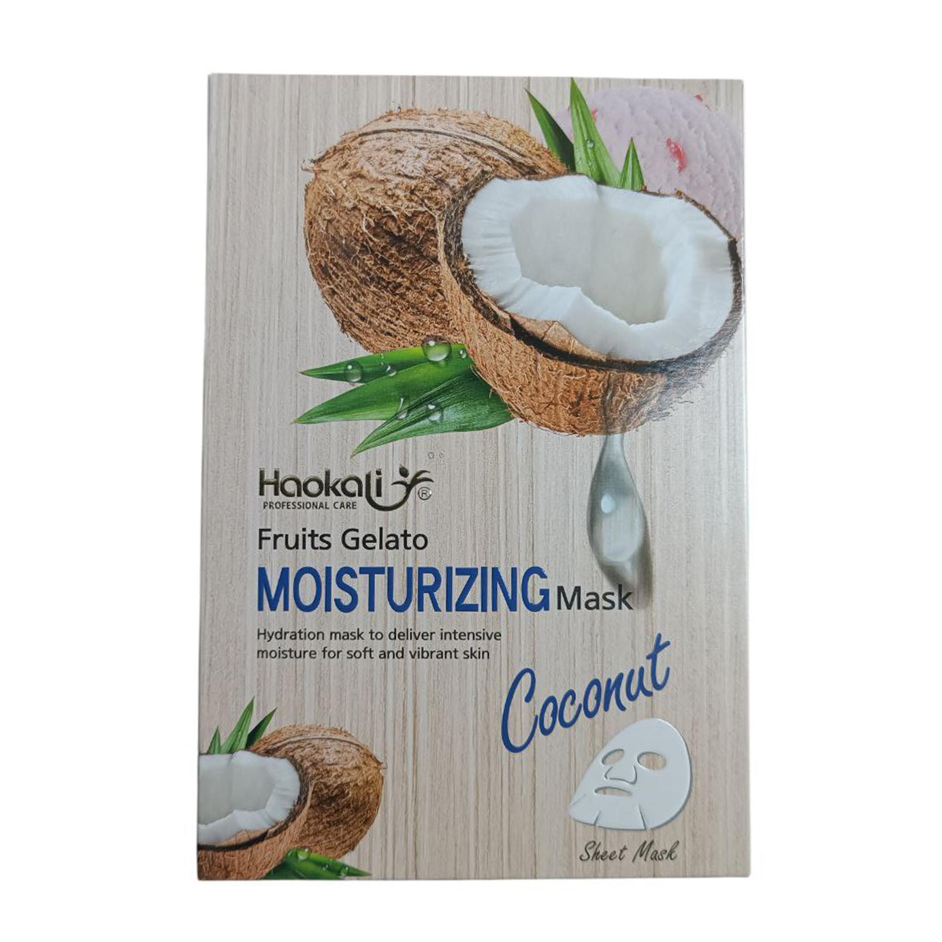 Masca din tesatura, cu extract de cocos Haokali HA3007