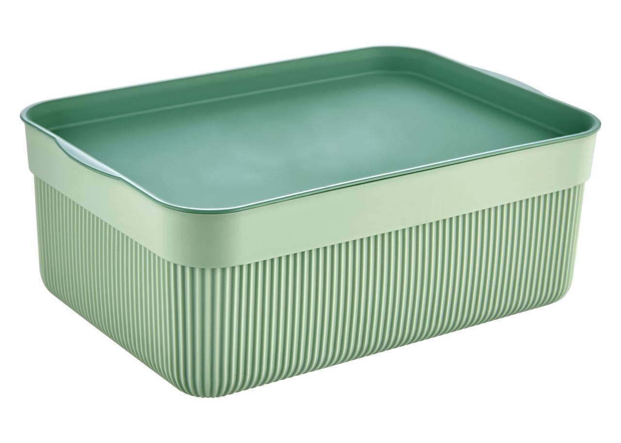 Organizator din plastic Voce, ALESTA, cu capac, 3 L