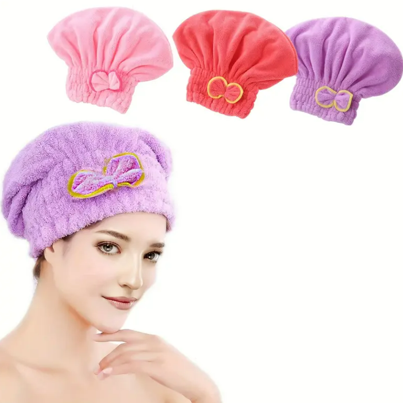 Prosop turban pentru uscarea părului