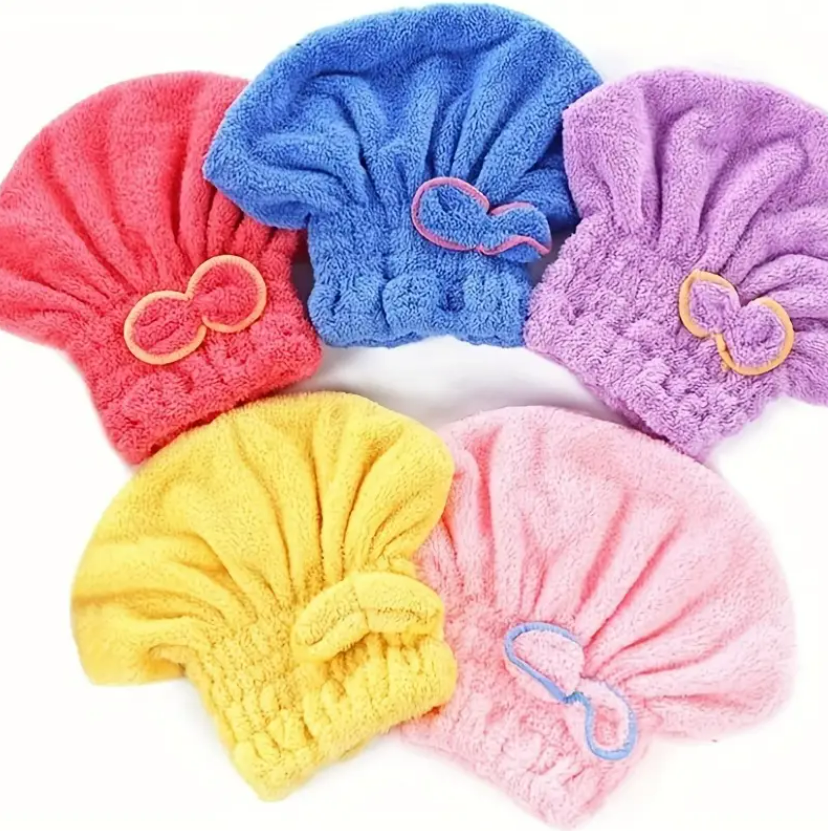 Prosop turban pentru uscarea părului