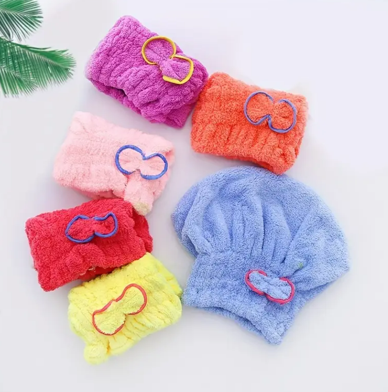 Prosop turban pentru uscarea părului