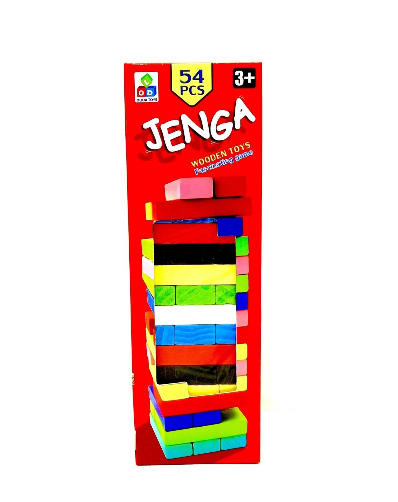 Joc turnul instabil Jenga / joc educativ / lemn / 3+
