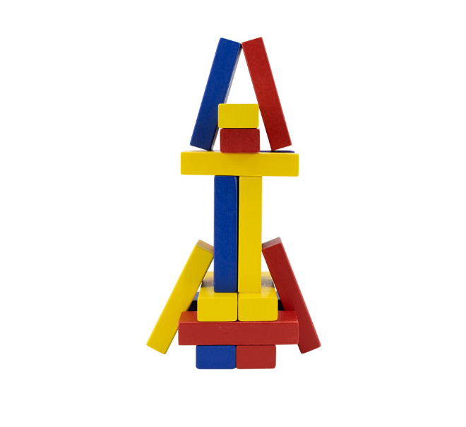 Joc turnul instabil Jenga / joc educativ / lemn / 3+