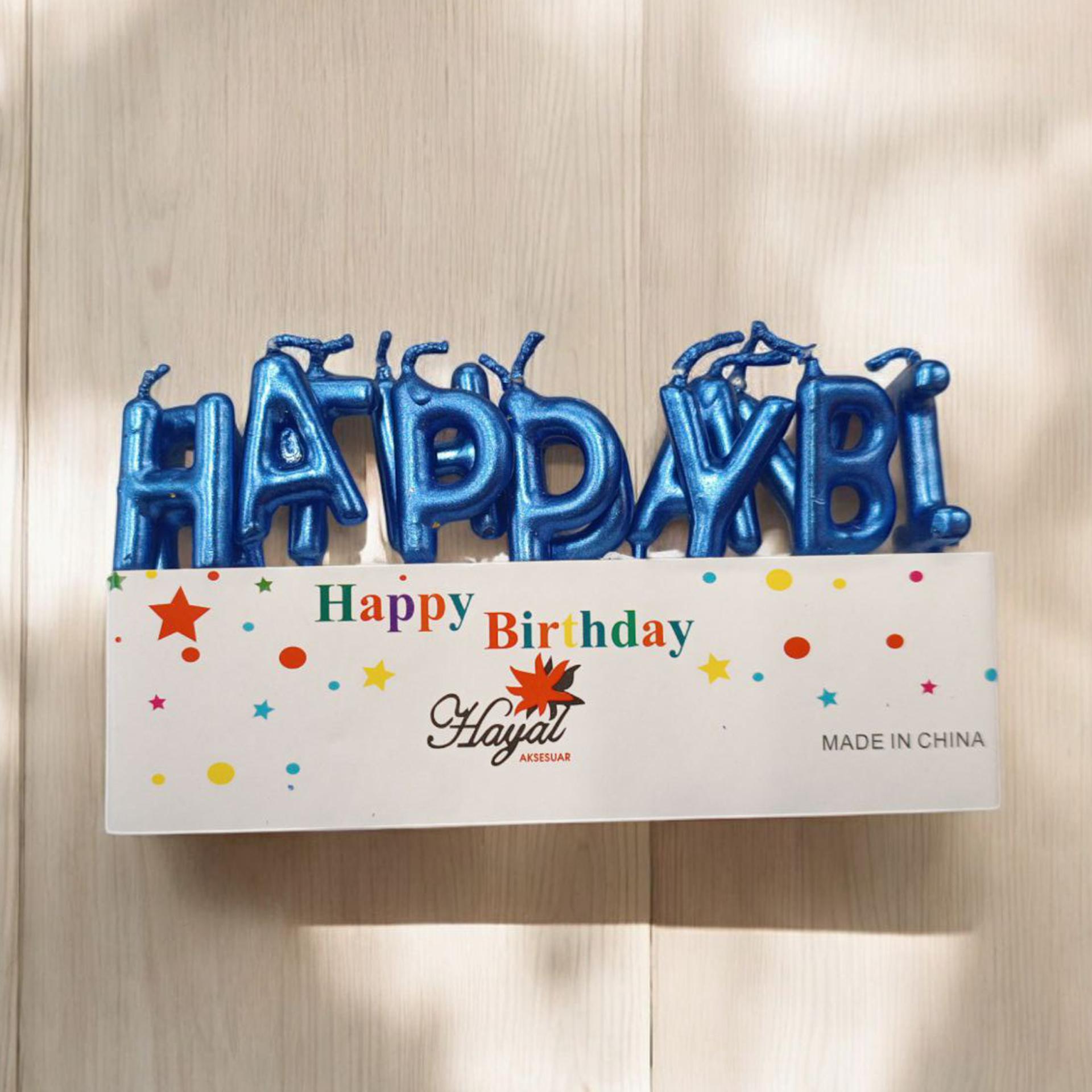 Set lumanari Happy Birthday