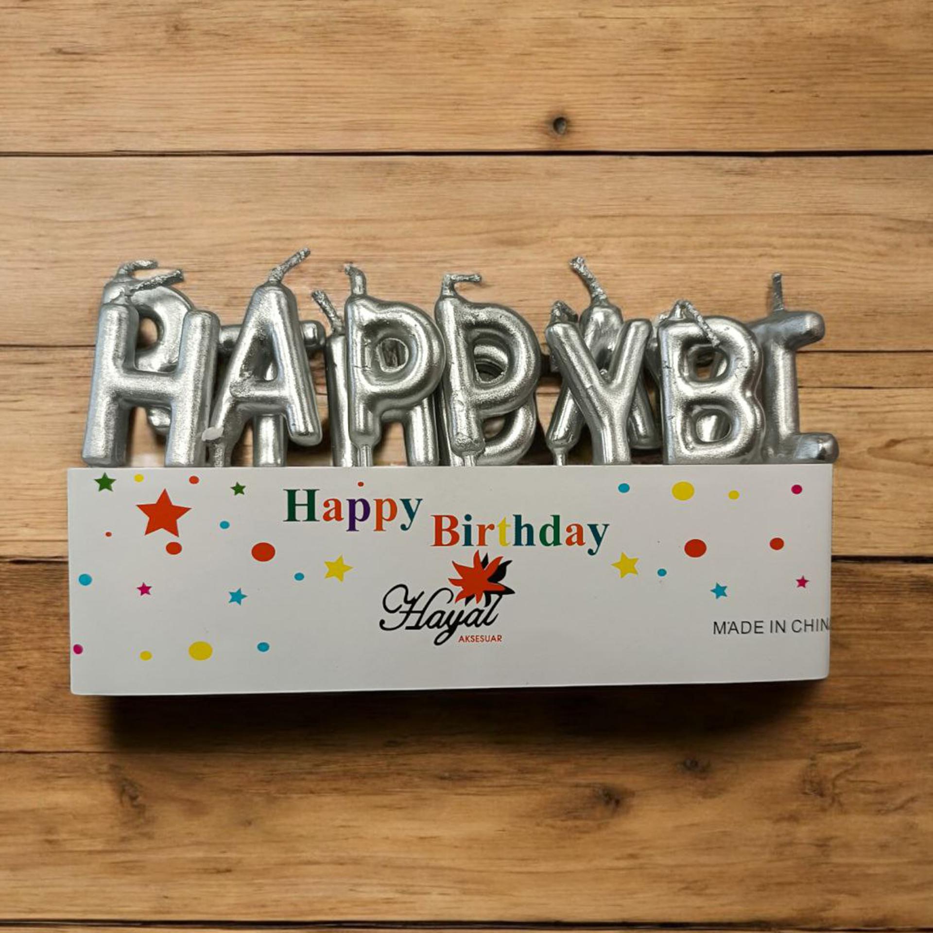 Set lumanari Happy Birthday