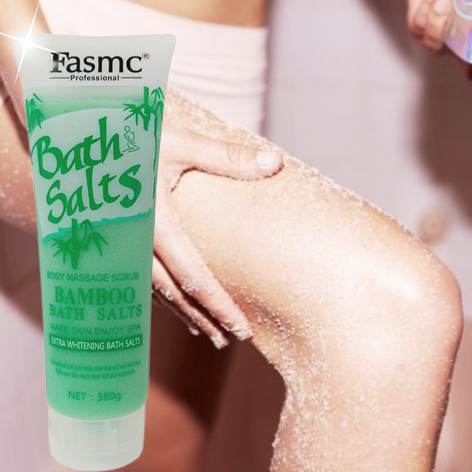 Scrub de corp cu sare  380gr Bamboo Fasmc