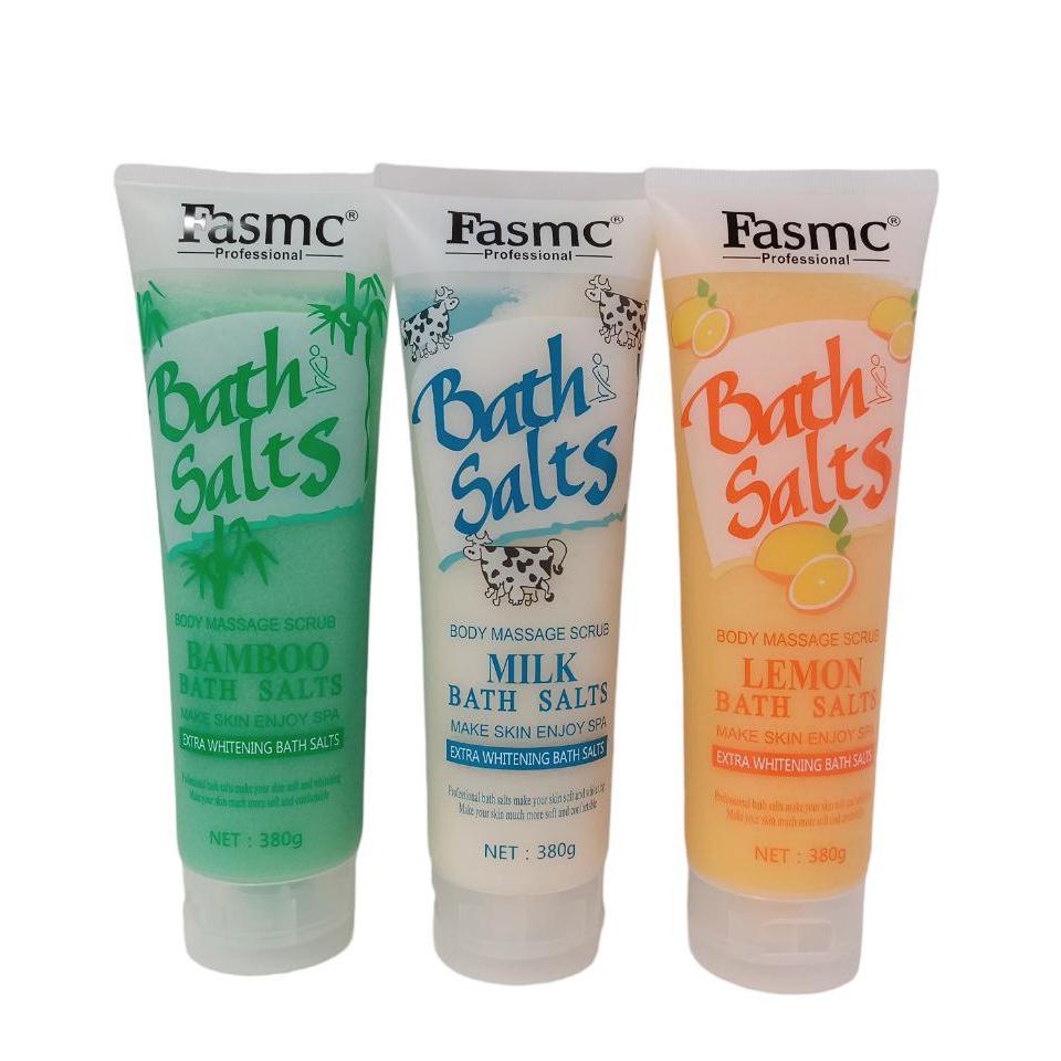 Scrub de corp cu sare  380gr Bamboo Fasmc