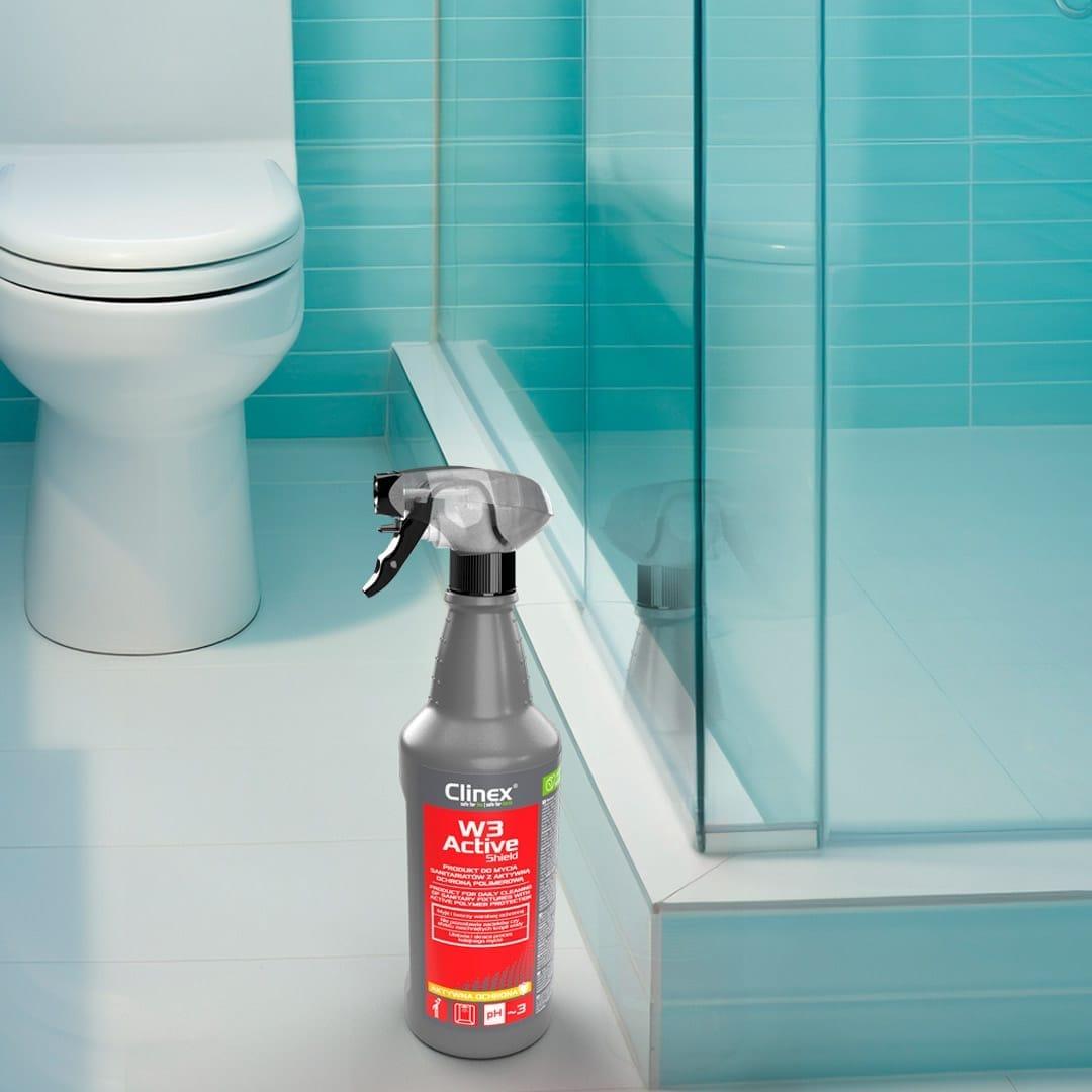Soluție pentru baie Clinex W3 ACTIVE SHIELD 1 l