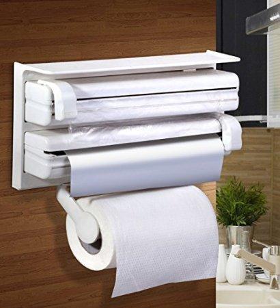Dispenser de bucatarie pentru folie si prosop de bucatarie
