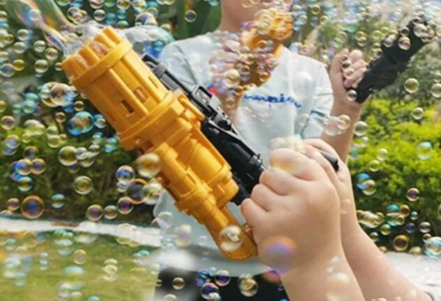 Pistol cu bule de sapun