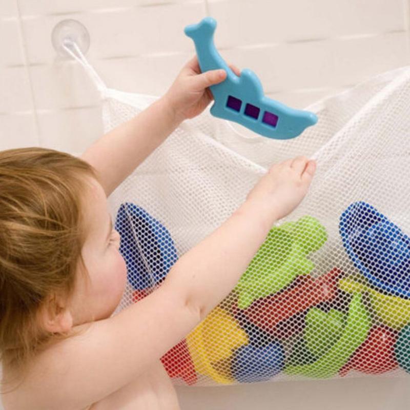 Sac pentru haine si jucarii cu ventuze de fixare
