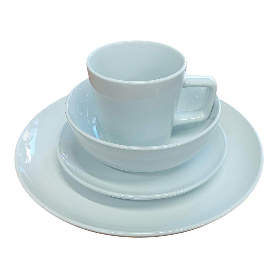 Set farfurii 16 buc, ceramica Master Chef (alb)