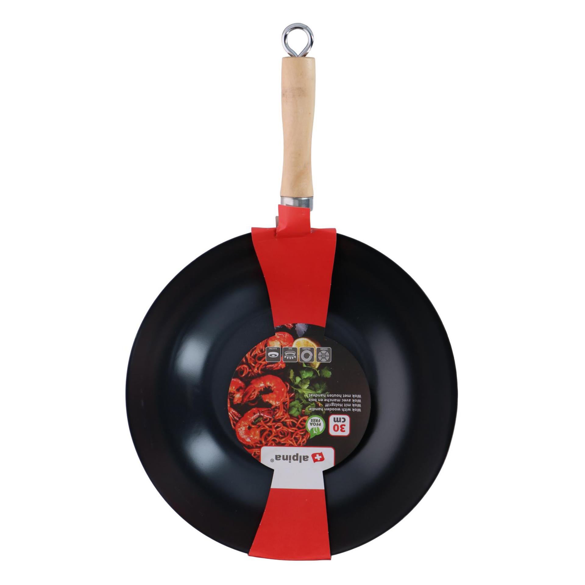 Tigaie WOK d30 x 8cm Alpina