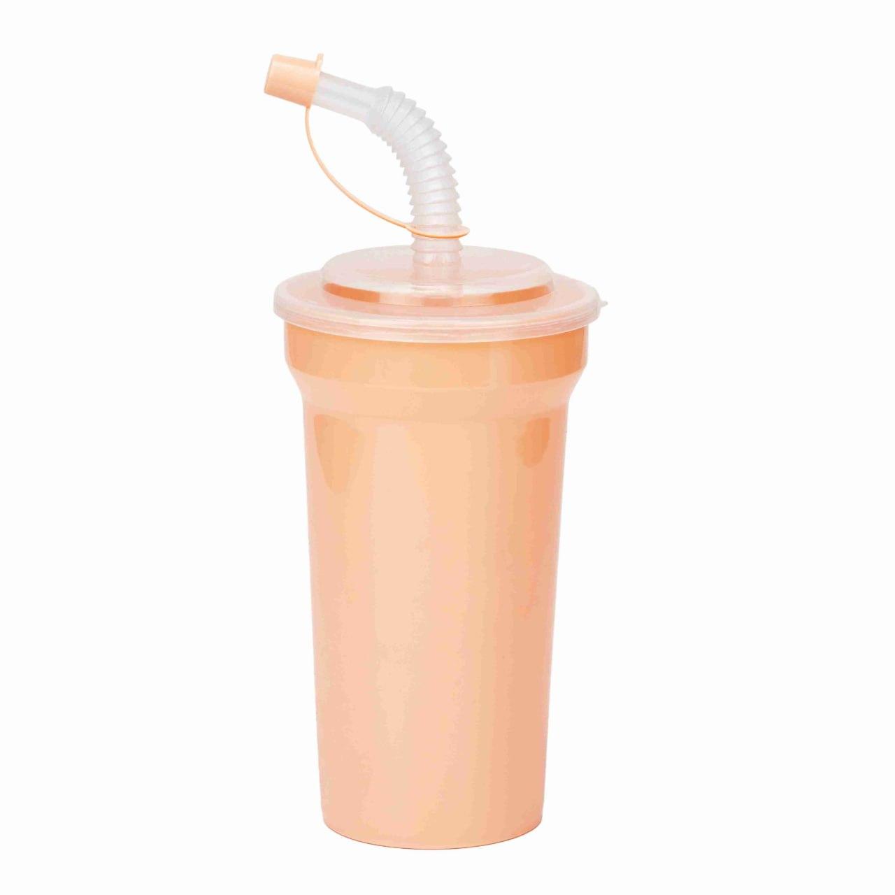Pahar cu pai 400 ml/ plastic SunPlast