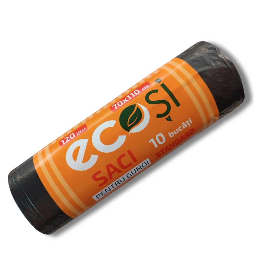 Saci de gunoi 120Lit / 10buc Ecosi