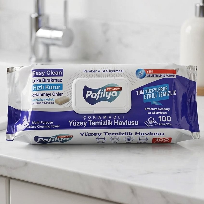 Pafilya Premium White Soap servețele umede universale  100 buc.