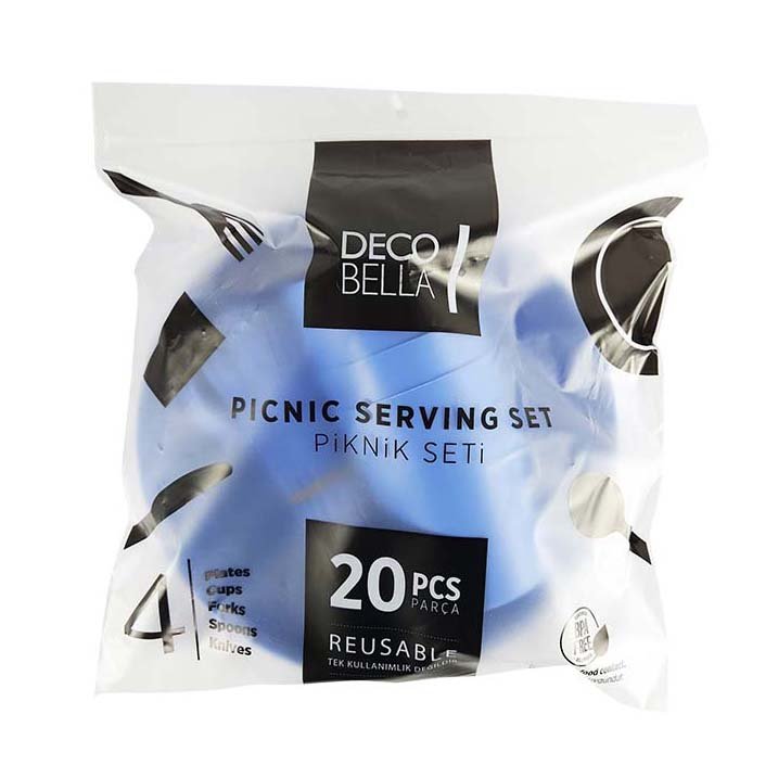 Set pentru picnic DecoBella, 4 persoane