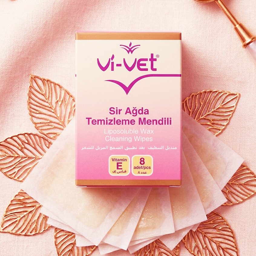 Servetele de curatare dupa depilare Vi-Vet, 8 buc
