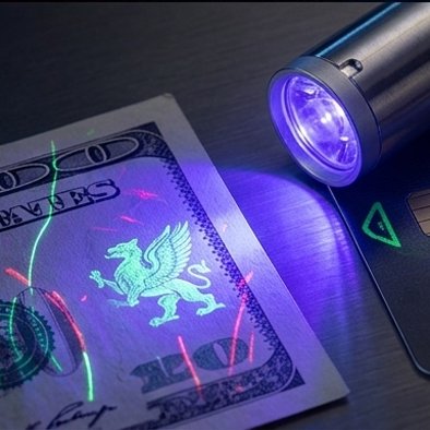 Lanternă UV 3 în 1 cu indicator laser