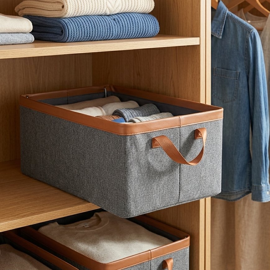 Organizator pliabil pentru haine, 47x28x20 cm