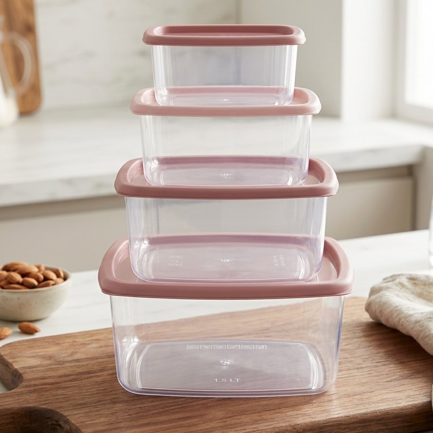 Caserole in set Gondol Plastik, GARNER, 4 buc