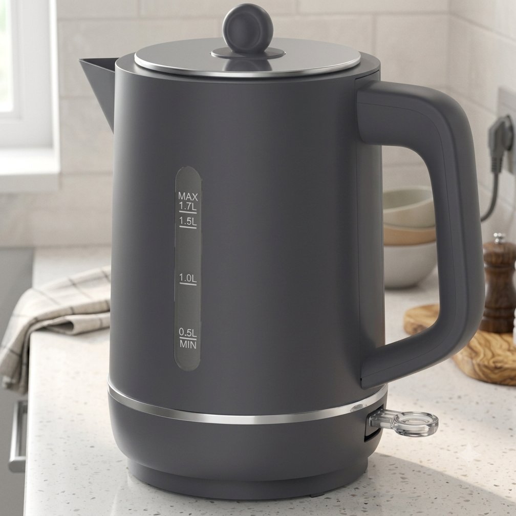 Fierbator electric Hyundai, Elite Gray, 2200 W, 1.7 L, HYSD-KE52G