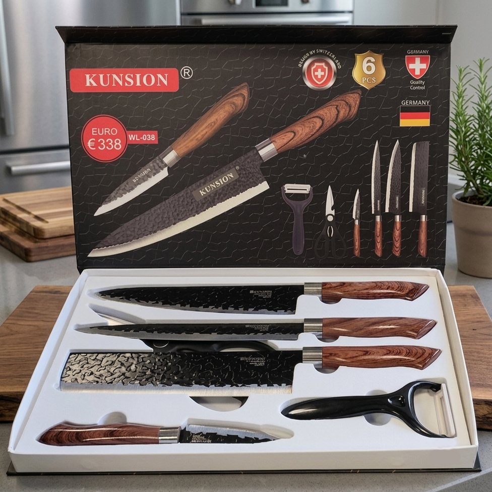 Set de cutite Kunsion 6 piese