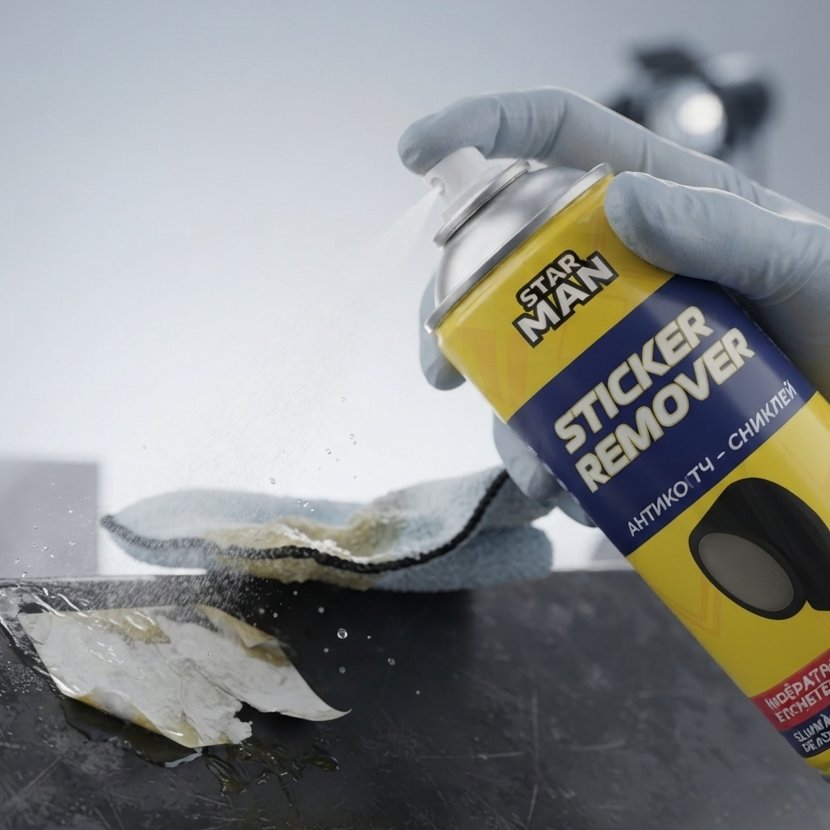 Solutie pentru indepartarea autocolantelor STAR MAN Sticker remover  450 ml