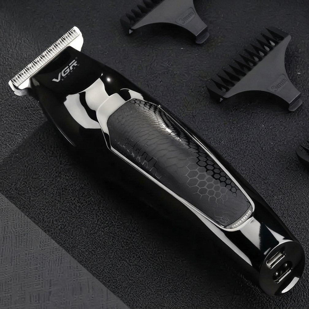 Aparat de tuns barba VGR V-030, Profesional, 5 accesorii