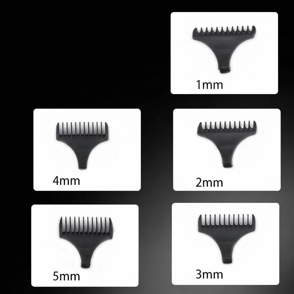 Aparat de tuns barba VGR V-030, Profesional, 5 accesorii