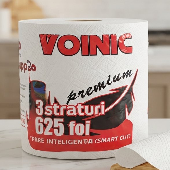 Prosop de hirtie Voinic, 3 straturi, 625 foi