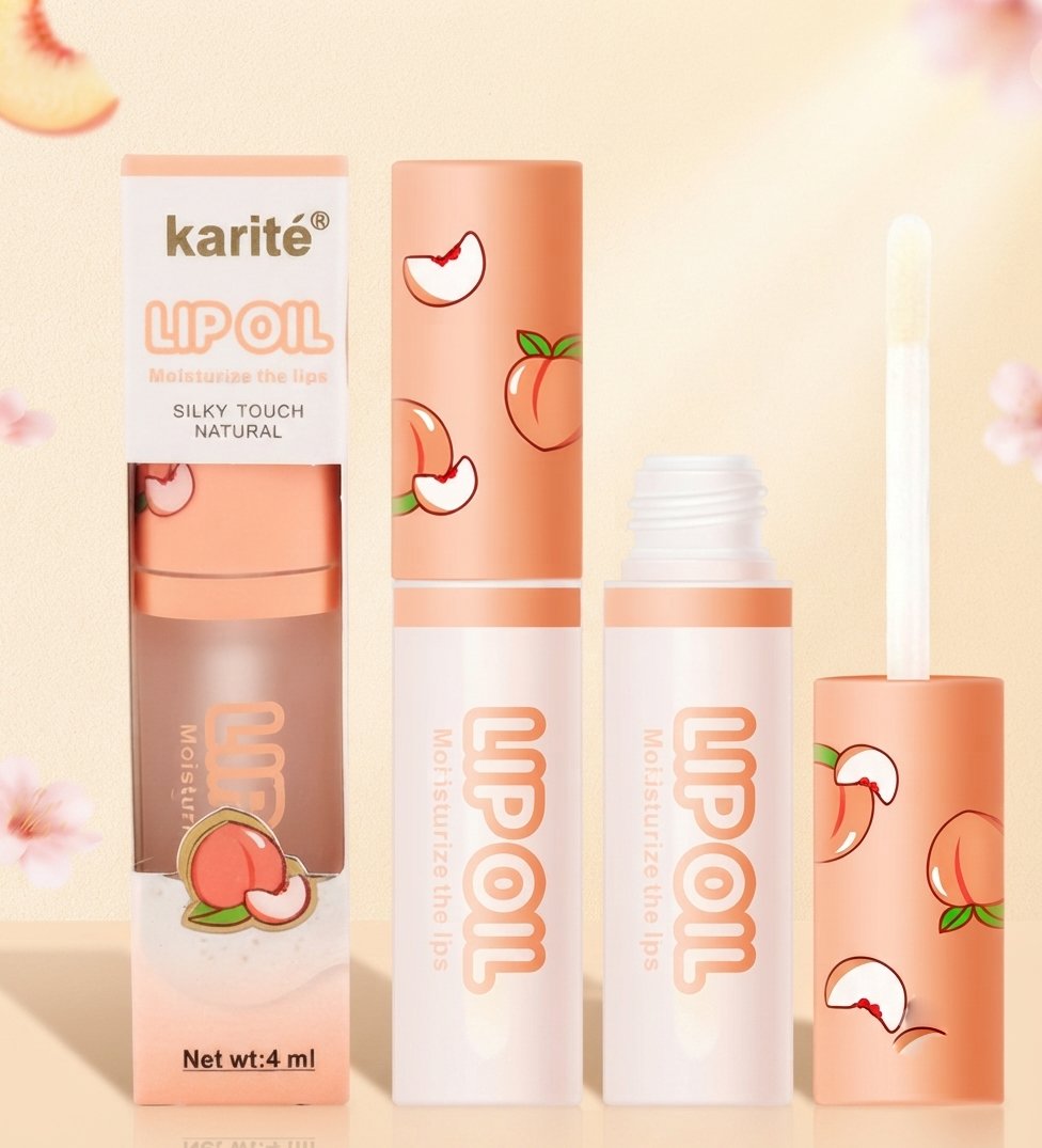 Ulei de buze Karité, 4 ml, Peach (Piersica)